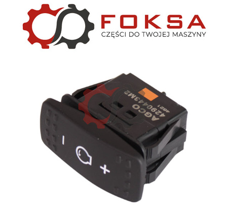 Włącznik przechylny - kontrola prędkośći silnika