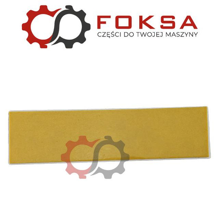 Odblask biały prostokątny