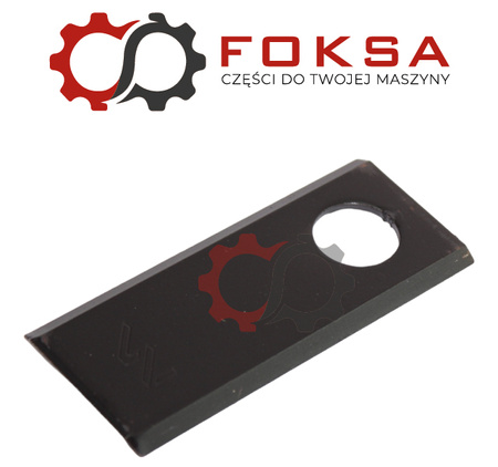 Nożyk kosiarki rotacyjnej (polska kosiarka) - prosty