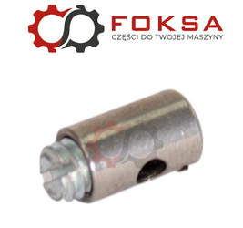 Końcówka naprawcza linki, skręcana - otwór 2mm, zew. 5mm