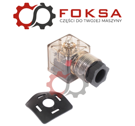 Wtyczka elektryczna cewki z diodą i uszczelką