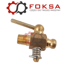 Kranik spustowy wody - chłodnica i blok