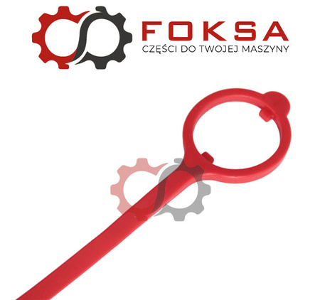 Zatyczka wtyczki hydraulicznej / Zatyczka przeciwkurzowa - czerwona