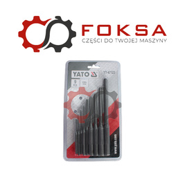 Wybijaki równoległe - kuliste 9 szt