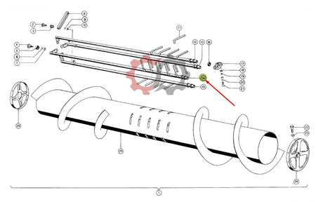 Rurka hedera 3,00m / 1965mm