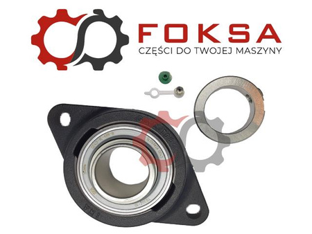 Łożysko z obudową podwieszki wału