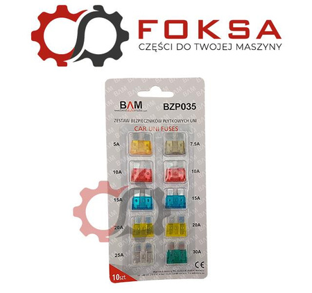 Bezpiecznik płytkowy UNI MIX - zestaw CE