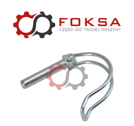 Zawleczka rurkowa 8x40mm - max. średnica rury 36mm