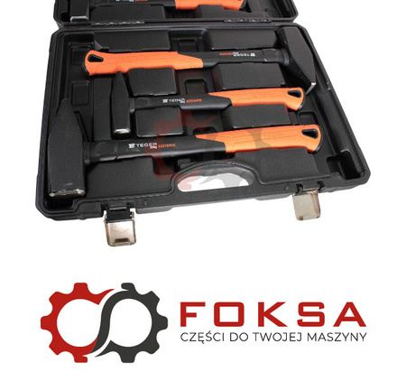 Zestaw młotków ślusarskich TEGER