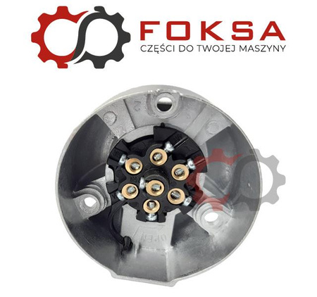 Gniazdo świateł przyczepy 7-biegunowe (metal)