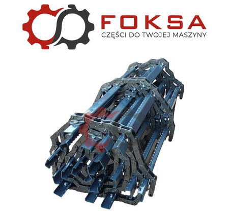 Łańcuch kompletny przenośnika pochyłego z listwami