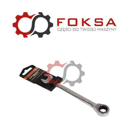 Klucz płasko-oczkowy z grzechotką 13 mm / TEGER