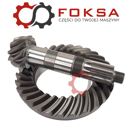 Wałek ataku z kołem talerzowym