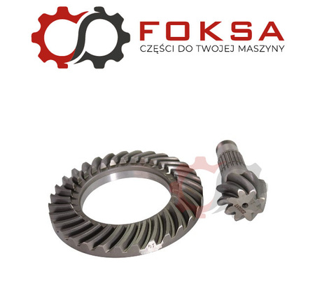 Wałek ataku z kołem talerzowym