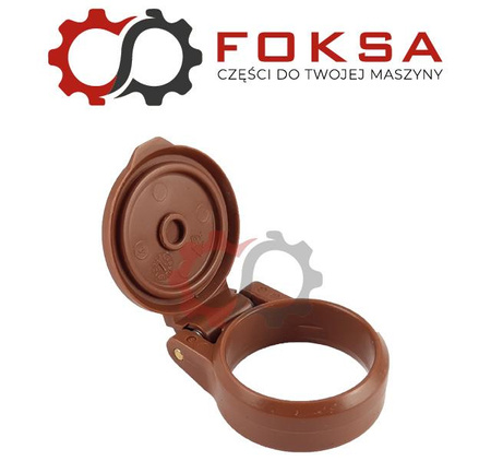 Pokrywa gniazda hydraulicznego z dekielkiem - brązowa FASTER