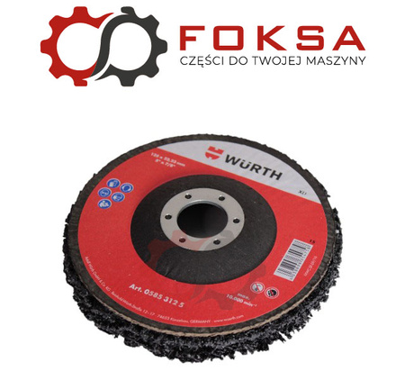 Krążki szlifierskie z włókniny WURTH