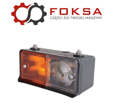 Lampa z kierunkowskazem przednia na błotnik Lewa