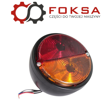Lampa tylna lewa z podświetleniem Metalowa