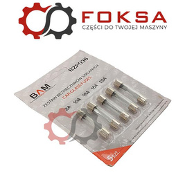 Bezpiecznik szklany MIX - zestaw