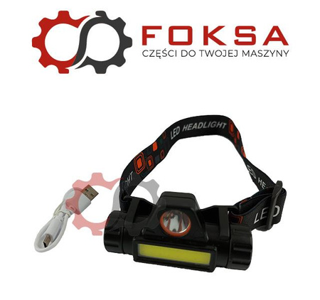 Latarka czołowa LED z magnesem