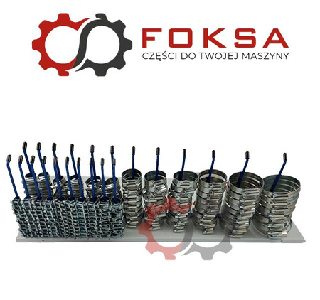 Zestaw opasek zaciskowych na węże 220szt