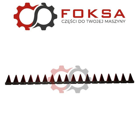 Listwa tnąca kosy do rzepaku