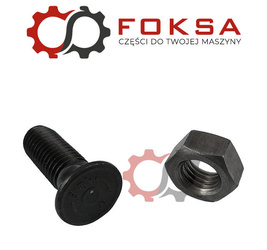 Śruba dwunoskowa z nakrętką