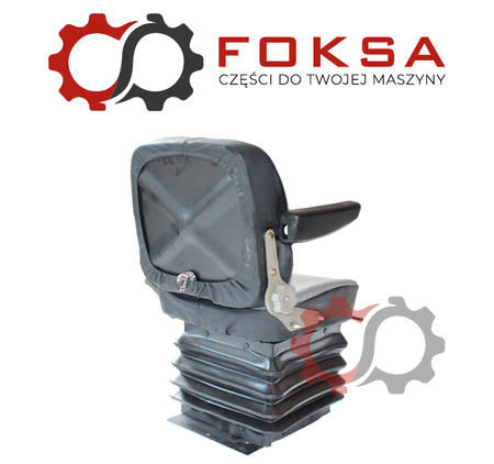 Siedzenie amortyzowane z podłokietnikami