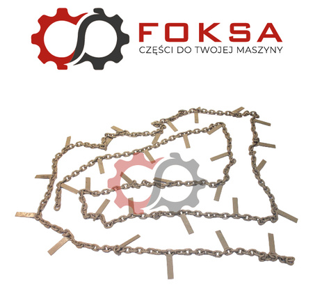 Łańcuch rozrzutnika bez listew