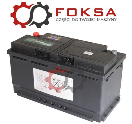 Akumulator rozruchowy płaskie styki