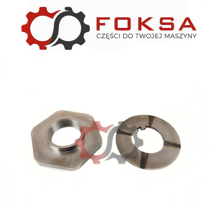 Nakrętka wałka skrzyni z podkładką Massey Ferguson