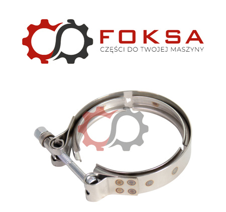 Obejma zaciskowa rury turbiny