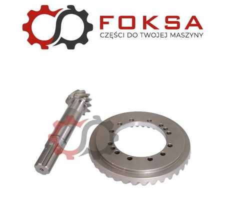 Wałek ataku z kołem talerzowym