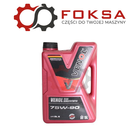 Olej przedkładniowy do skrzyni biegów VENOL 5L 75W90