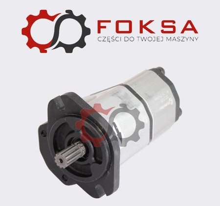 Pompa hydrauliczna dwusekcyjna