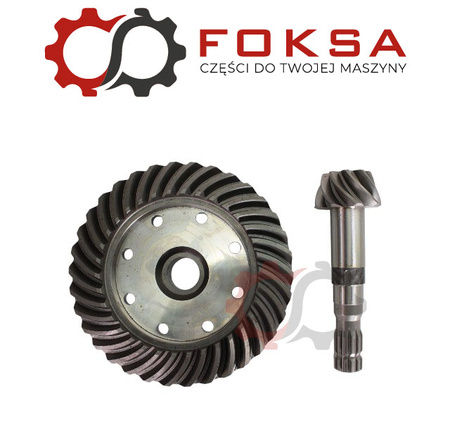 Wałek ataku z kołem talerzowym