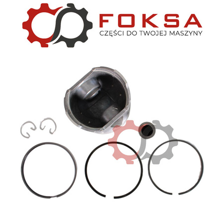 Tłok ze sworzniem i z pierścieniami