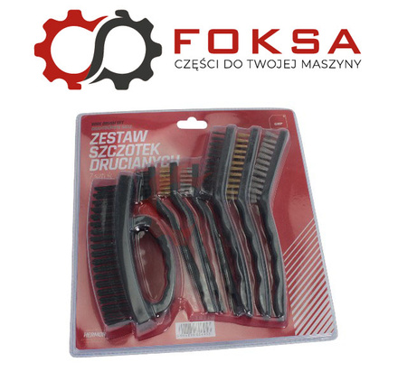 Zestaw szczotek drucianych