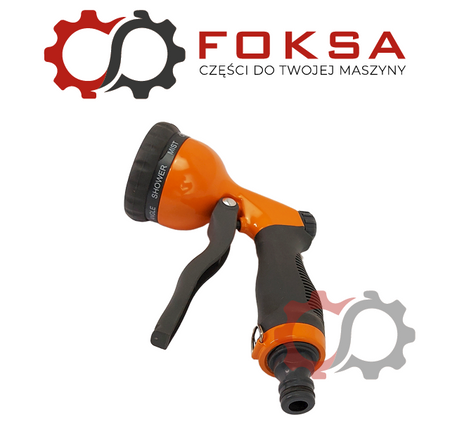 Pistolet ogrodowy do podlewania - 8 funkcji - metalowy