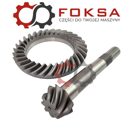 Wałek ataku z kołem talerzowym