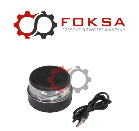 Lampa ostrzegawcza na magnez LED