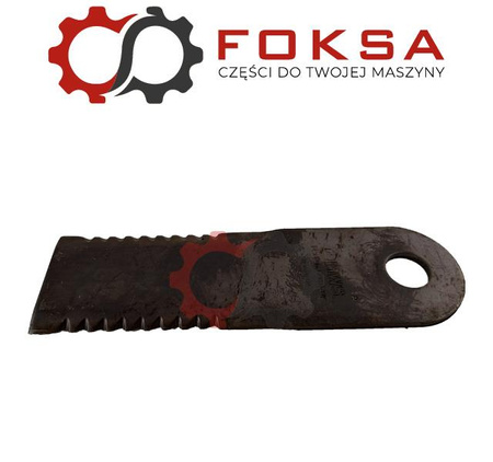 Nóż sieczkarni ruchomy MWS - zębaty