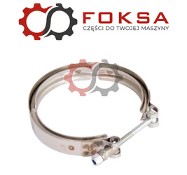 Obejma zaciskowa rury turbiny