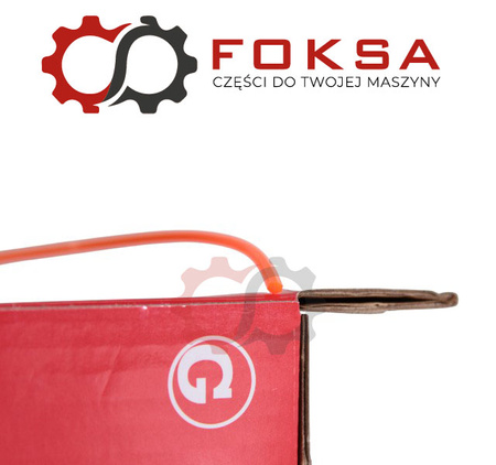 Żyłka podkaszarki 2,4 x 15m gwiazdka 5-kątna - pomarańczowa