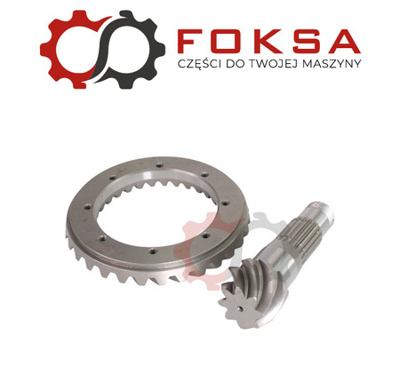 Wałek ataku z kołem talerzowym