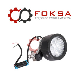 Lampa robocza 4 LED, 60W rozproszona OSRAM czarna