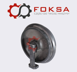 Koło napinające gąsienicy kompletne z prowadnicami