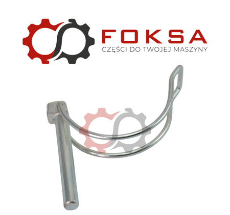 Zawleczka rurkowa 8x60mm - max. średnica rury 55mm