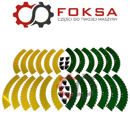 Zestaw noży do sieczkarni MWS