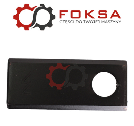 Nożyk kosiarki rotacyjnej (polska kosiarka) - prosty